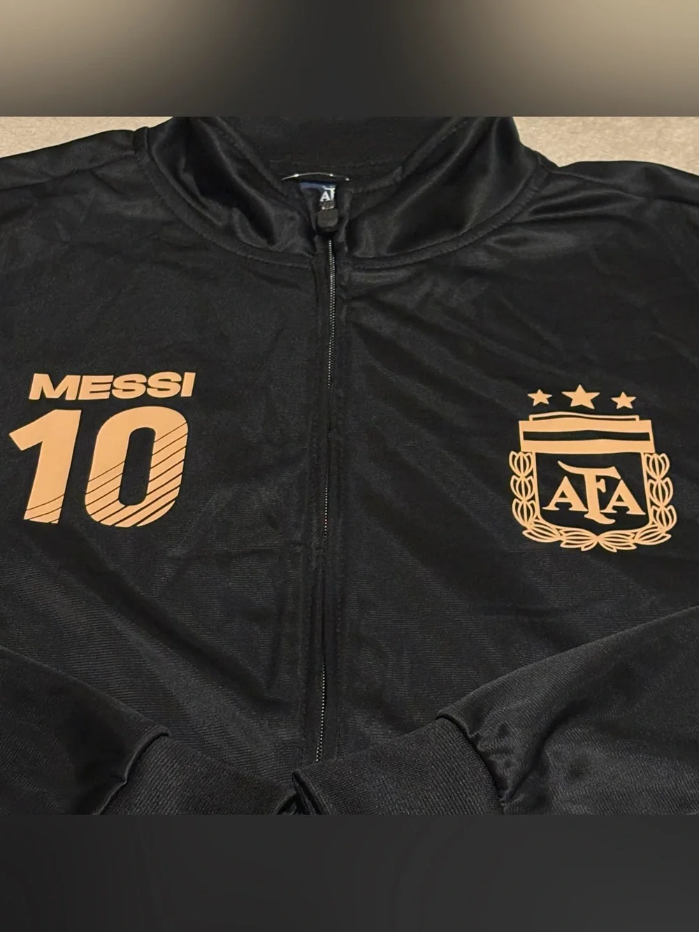 Officially Licensed Argentina AFA Lionel Messi #10 Full-Zip Track Jacket - S